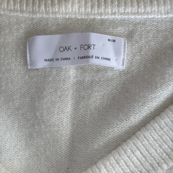 Oak + Fort Asymmetrical sweater size M - Picture 3 of 7